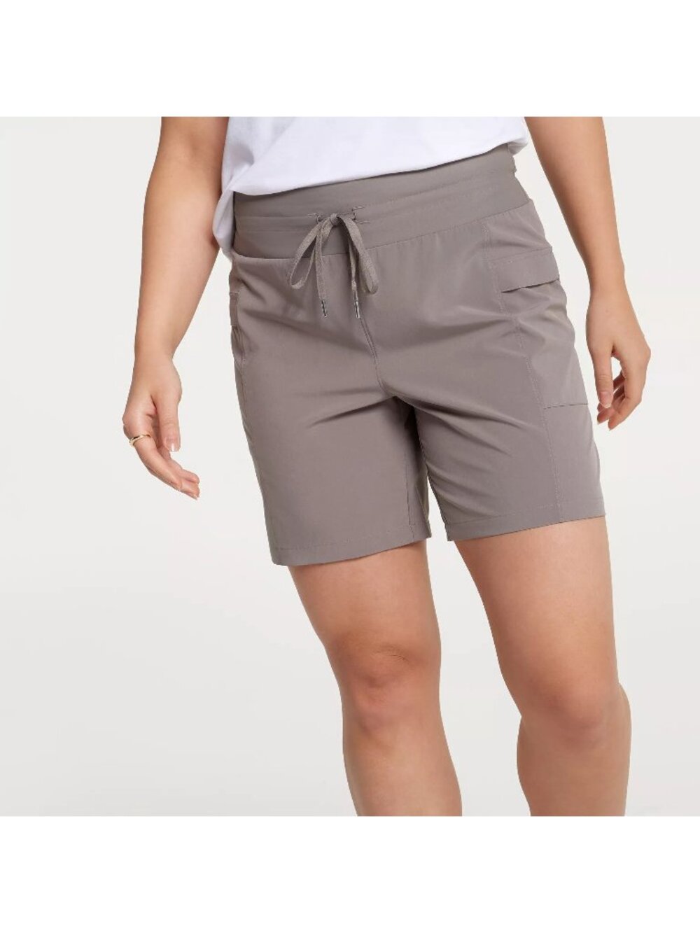 NWT CALIA TrueLight 7" Bermuda Shorts Sz XS Dark Grey Mid Rise Relaxed Fit Cargo
